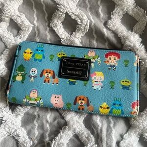 Loungefly Blue Pixar Character Wallet